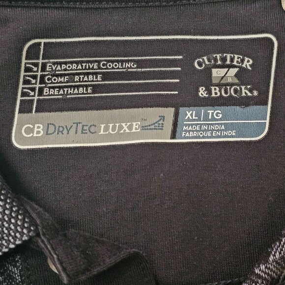 FSU Cutter & Buck Black Florida State Seminoles CB DryTec Luxe Polo XL - Picture 8 of 14